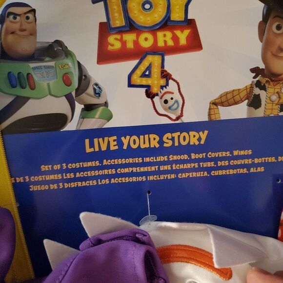✨DISNEY✨ NEW! Kids' Toy Story Costume Set: Woody + Buzz + Forky - Picture 14 of 16